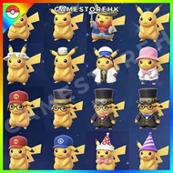 Pokemon Go 裝扮閃背景閃皮卡超 聖誕帽 / 針織帽 / 冬季圍巾皮卡丘萬聖節巫師帽 / 碎南瓜 / 扮鬼臉皮卡丘新春派對帽 / 皇冠 / 蝴蝶結 / 花環皮卡丘 換裝皮卡丘 博士造型等）Po