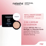 Natasha Smart Cover CC Cushion & Refill + Silky Loose Powder FREE Pouch Cushion + Amino Facial Wash