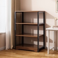 🚓Bookshelf Floor Shelf Wall Simple Book Storage Rack Multi-Layer Desktop next to Small Shelf Office Exhibition Ruoyun