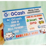 G-Cash Maya Laminated Top Signage Sintra Board: Enhance Cash In and Cash Out Efficiency