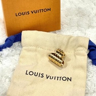 全新LV HAIR CLIP 2X2cm 金色MINI髮夾單隻 #BRAND NEW #香榭站正品