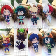 * * Anime My Hero Academia Todoroki Shouto Bakugou Katsuki Midoriya All Might Acrylic Keychain