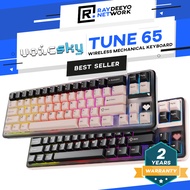VOICSKY Tune 65 Wireless Mechanical Keyboard 65% Linear Switches 7x7 PIXDOT LED Screen