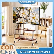 Stainless Steel TV Stand 32-75 Inch Universal Heavy Duty Mobile TV Stand TV Floor Stand Pendakap TV