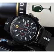 Ferrari Ferrari Stainless Steel Case Rubber Strap Men's Watch Rui Watch ys