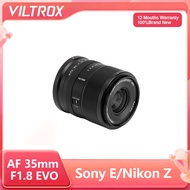 Viltrox 35mm F1.8 EVO STM Full Frame Auto Focus Prime Humanistic Lens For E Z Mount Cameras