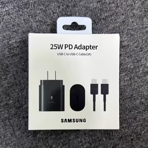 Samsung Quick USB-C Charger Type C Fast Charging 25W PD3.0 US Plug Charger Adaper For Galaxy s25 S23