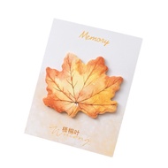 Creative Irregular Leaf Sticky Notes Fresh Style n Post-it Note Student Office Memo Message Sticky N