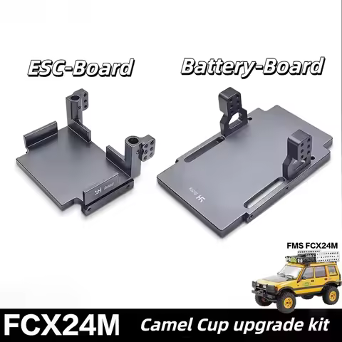 FCX24M Camel Cup ESC & Battery Mount Plate for FMS Discovery D110 RC Crawler Upgrade Parts In Stock