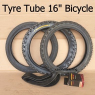 Tyre Tube 16" Bicycle Wire Tayar Bike Tire Tuib Basikal camel 16x1.75 16X1.95 16x2.125 Kualiti 16 In