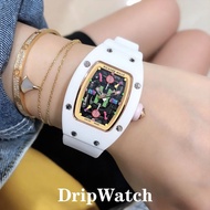 Original Richard RM0703 Niche Design Sense Imitation Ceramic Marshmallow Ladies Watch Imported Movem