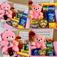 Teddy Gift Set For Her (Anniversary/monthsary gift for girlfriend/loved ones/personalized gift)