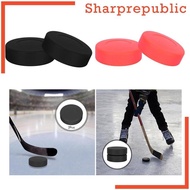 [Sharprepublic] 2 Pieces Ice Hockey Puck Ice Hockey Accessories Portable Hockey Ball for