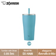 Zojirushi Tumbler with Straw แก้วสุญญากาศเก็บความเย็น 0.89 ลิตร รุ่น SX-HA89