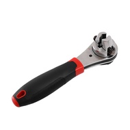 (DKCZ) Adjustable Ratchet Wrench is Suitable for 6-22mm Screw Adjustable Socket Wrench with Anti-Sli