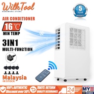 WilkTOOL❄️3in1 Portable Aircon/24H timer/Refrigeration, dehumidification, ventilation/Ductless mobil
