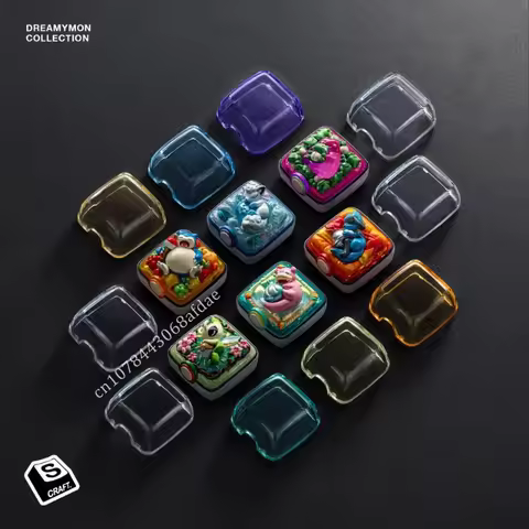 Pokemon DREAMYMONR V4 Resin S-craft Customized Mechanical Keyboard With Personalized Keycaps And Mag