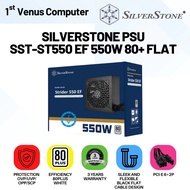 SilverStone STRIDER 550 EF 550W 80+ FLAT BLACK CABLE Power Supply SILVERSTONE PSU SST-ST550 EF 550W 