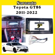 Android Player Casing Toyota GT86 2011-2022 9" Inch with Socket Power