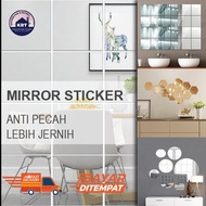 Mirror Wall Sticker Wallpaper Glass Sticker Mirror Wall Decoration