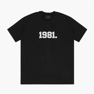 T-SHIRT 1981. SIMPLE WRITING