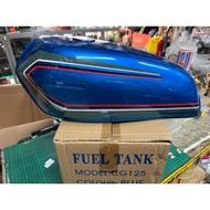HONDA CG125 CG 125 FUEL TANK / TANK / TANGKI MINYAK PETROL TANK RED (TANAM STICKER ) STRIPE SET