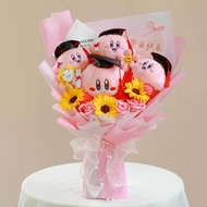 現貨❗️❗️ 正版 星之卡比 公仔花束 加大 Sanrio ＃畢業花＃畢業花束#現貨🎓 畢業禮物 情人節花束🎁生日禮物 週年紀念日 畢業花束 畢業公仔 情人節花束 針織花 編織花 永生花 太陽花 乾花