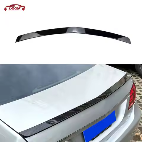 ABS Material Rear Trunk Lip Spoiler For Mercedes Benz E Class W212 E200 E260 E63 2014-2016 Sedan 4 D