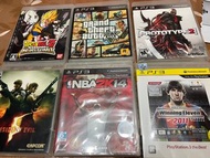 PS3 game 遊戲 playstation 3 GTA Winning eleven NBA PS4