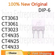 5PCS DIP-6 CT3063 CT3061 CT3023 CT4N35 CT4N25 CT4N33 DIP-6 white opto-coupler chip 100%Quality Origi