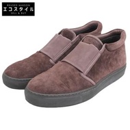 Giorgio Armani Men's Suede Slip-On Chukka Sneakers, Burgundy, Size 8, X2M233