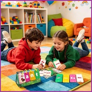 Letter Flash Cards Standing English Words Spelling Book with Rings Learning Flash Cards for Children