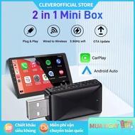 ⚡Miễn Phí Vận Chuyển⚡Bộ chuyển đổi ô tô Carplay / Android không dây cho ô tô có dây Carplay sang khô