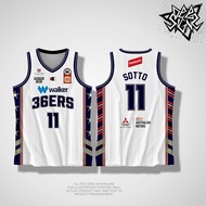 newFull  Sublimation 36ERS KAI SOTTO 3D Summer Breathable BASKETBALL JERSEY FREE CUSTOMIZE NAME AND 
