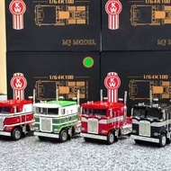 MJ 1: 64 Kenworth Kenworth K100 Truck Trailer Alloy Car Model