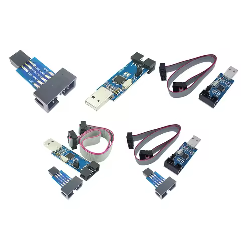 USBASP USBISP AVR Programmer Support Win7 64 Microcontroller Programmer 3.3V/5V Powered USB ISP USB 