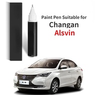 Paint Pen Suitable for Changan Alsvin Paint Fixer Snow Field White Pearl White Special Yuexiang V3 V