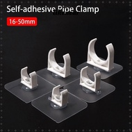 LIKENEAR 1/5Pcs Self-adhesive Pipe Clamp, Garden Irrigation Punch-free Water Tube Holder, Aquarium F