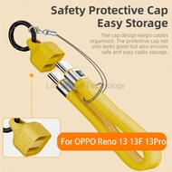 For OPPO Reno 13 13F 13Pro 240W Keychain Universal 80Gbps USB4.0 Type-C Cable FPC Data Cable USB C t