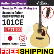 ARIA-101CE Acoustic Guitar Cutaway with EQ