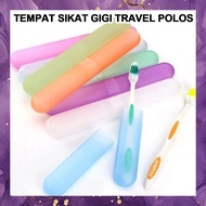 (SBA) Colorful Plain TRAVEL Toothbrush Holder Toothbrush Cover Storage Case Tube AS0423B4