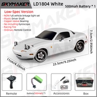 Skymaker LDRC LD1804 1/18 RC Drift Car MX5 2.4Ghz RWD With ESP Gyroscope On-Road LED Lights Full Sca