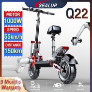 SEALUP Q22 Flagship Off-Road Electric Scooter Motor 500W/1000W Speed 55KM/H Escooter Distance 40-150