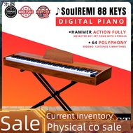 piano ღGST SoulREMi Digital Piano Master Grade 88 Keys Piano Hammer Action Fully Weighted Keys + 3 Pedals♒