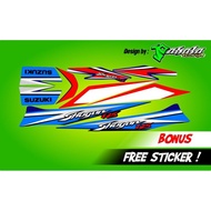 Suzuki Shogun 125 Striping Sticker Best 125 Pro Thailand Motorcycle