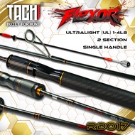 Joran TACHI Flexor Ultralight UL 1-4LB Singlehand Solid Carbon Spinning Casting Haruan Siakap PB Sal