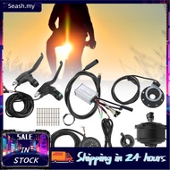 Seashorehouse 48V 250W Hub Motor Electric Bike Conversion Kit with KT‑900S Meter for 700C 12G WheelF