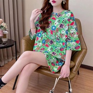 Oversize Tee Tshirt Loose BFF PatternWanita - Imported Unisex T-Shirt