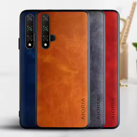 Case for Honor 20 Lite 20 Pro Honor 20S funda Luxury Vintage leather phone cover for huawei honor 20