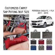 [5PCS] PROTON SAGA FL/FLX Nail Spike & Magic Grip Backing Customized PRE CUT Carpet Car Mat Easy to 